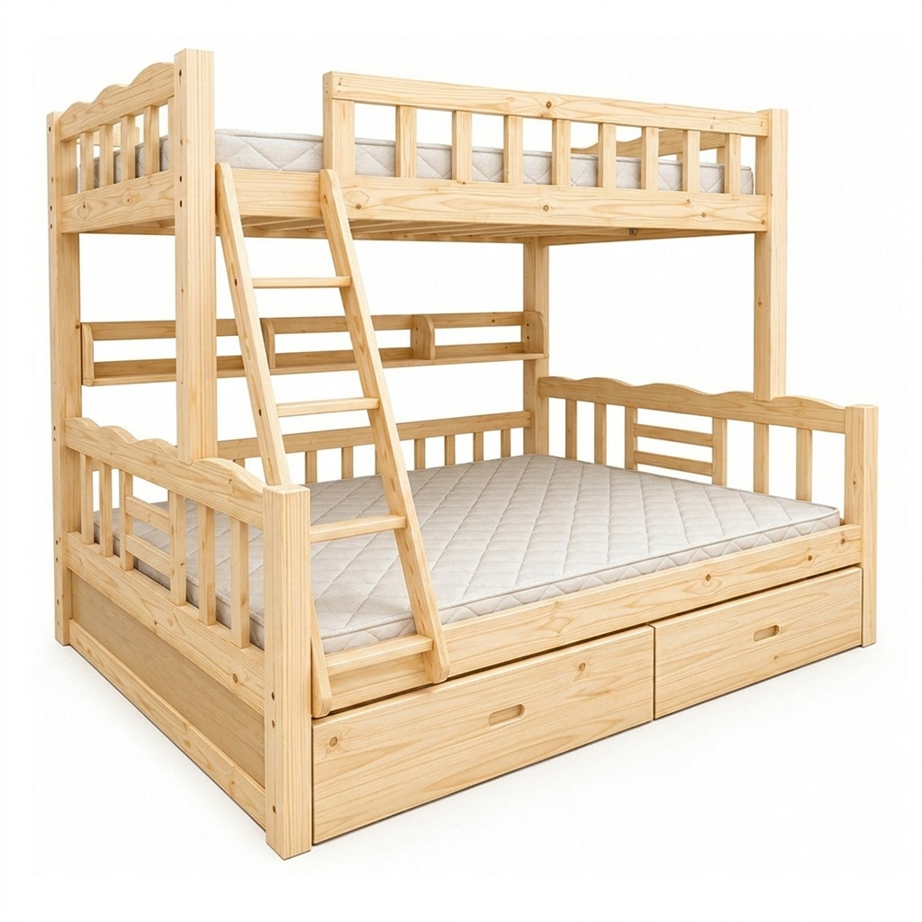 GIƯỜNG 2 TẦNG CAO CẤP BUNNY 1M-1M2