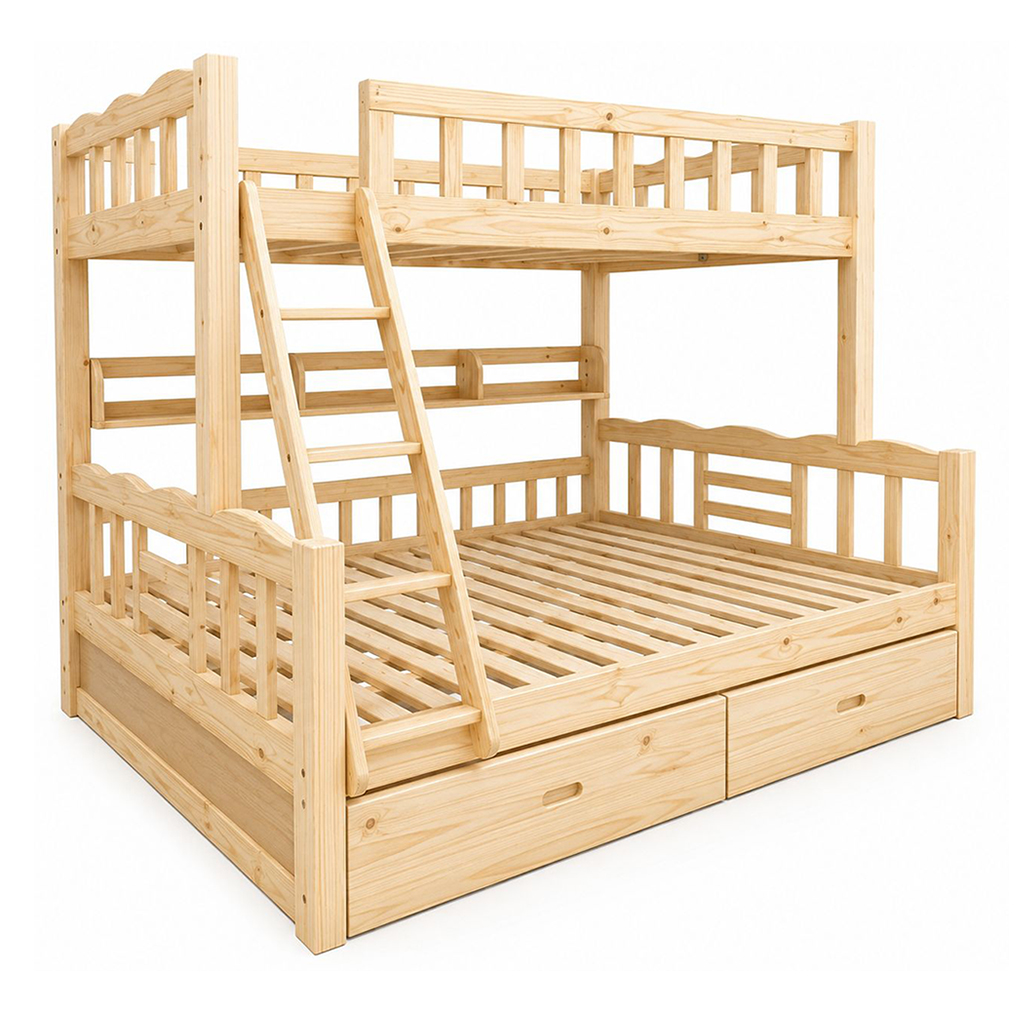 GIƯỜNG 2 TẦNG CAO CẤP BUNNY 1M2-1M6