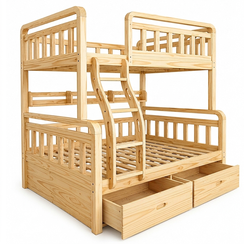 GIƯỜNG TẦNG CAO CẤP UBIN 1M4-1M8