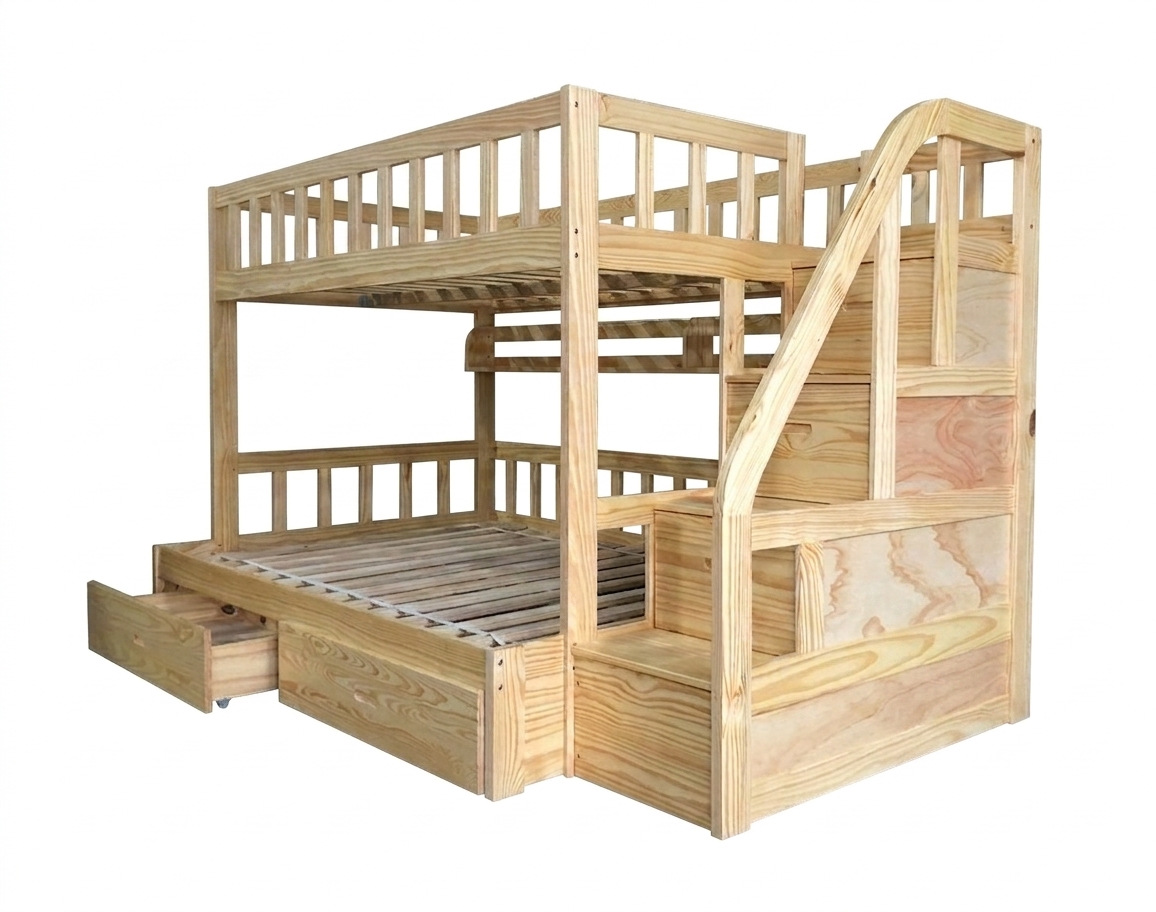 GIƯỜNG 2 TẦNG CAO CẤP BEN 1M4-1M4